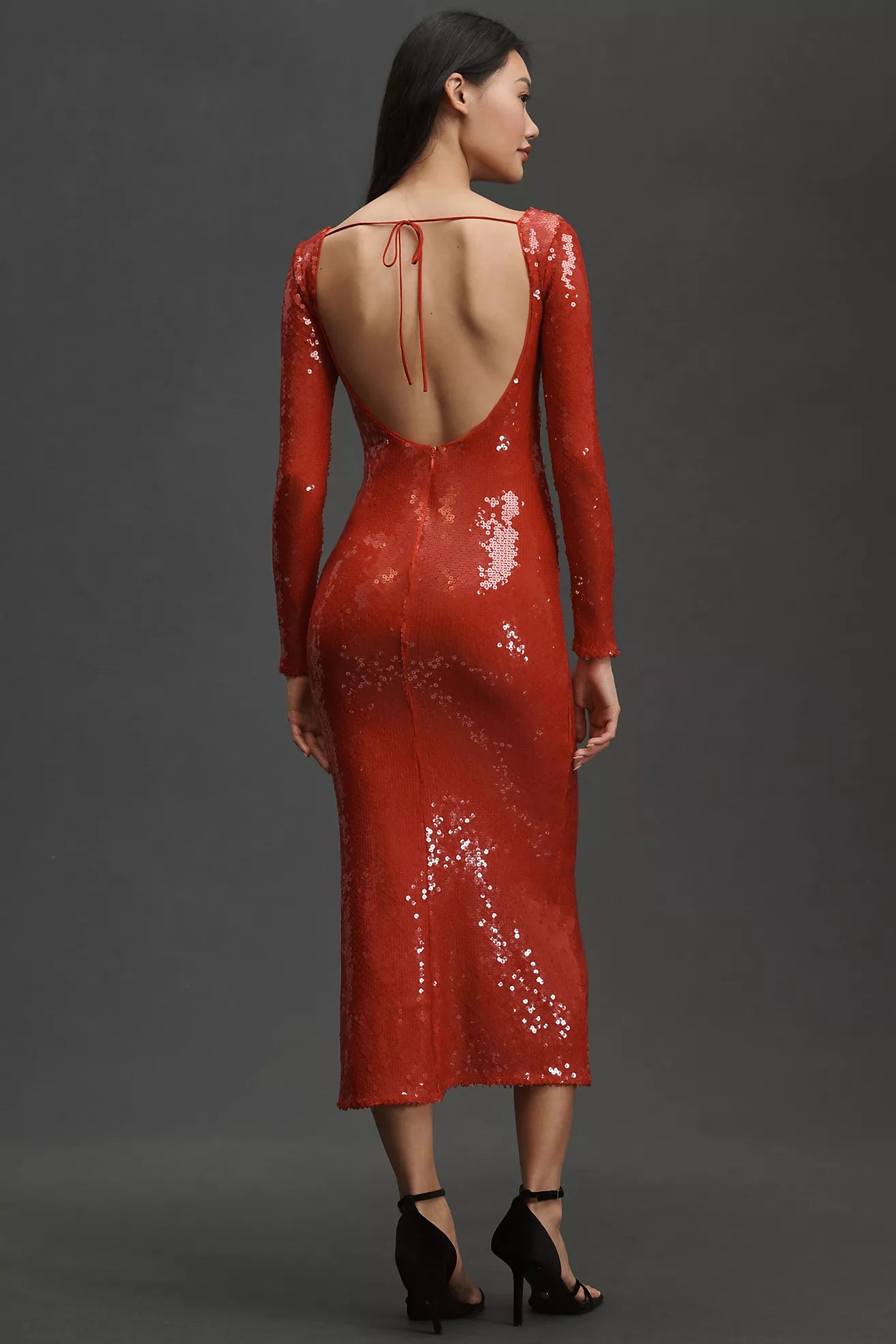 VERONA RED SEQUIN DRESS