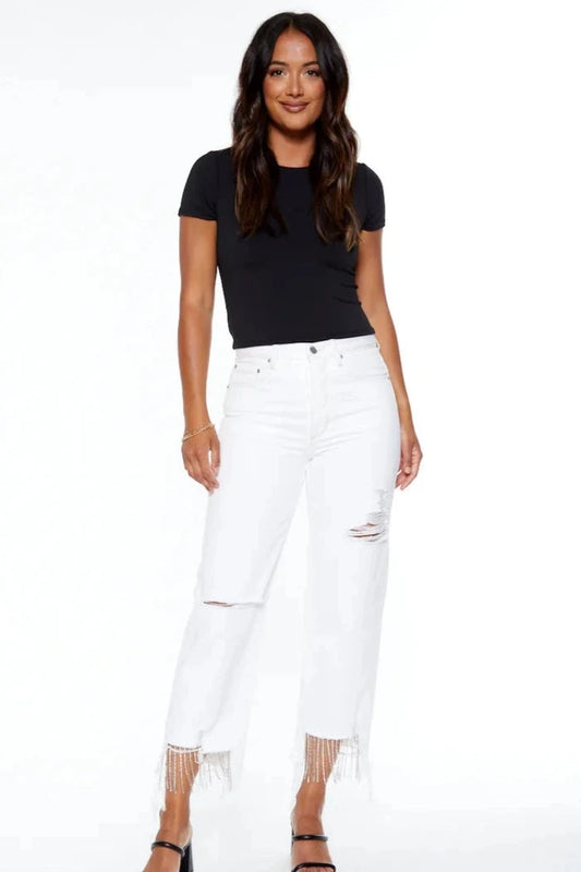 NASH 90'S VEGAS WHITE DENIM