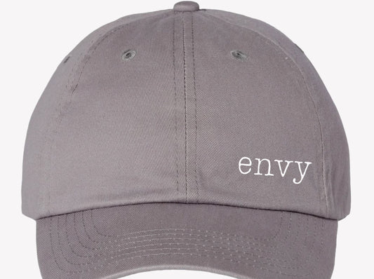 Grey ENVY BASEBALL CAP
