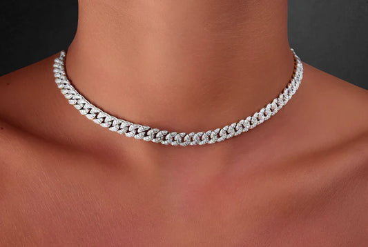 SILVER LINK UP NECKLACE