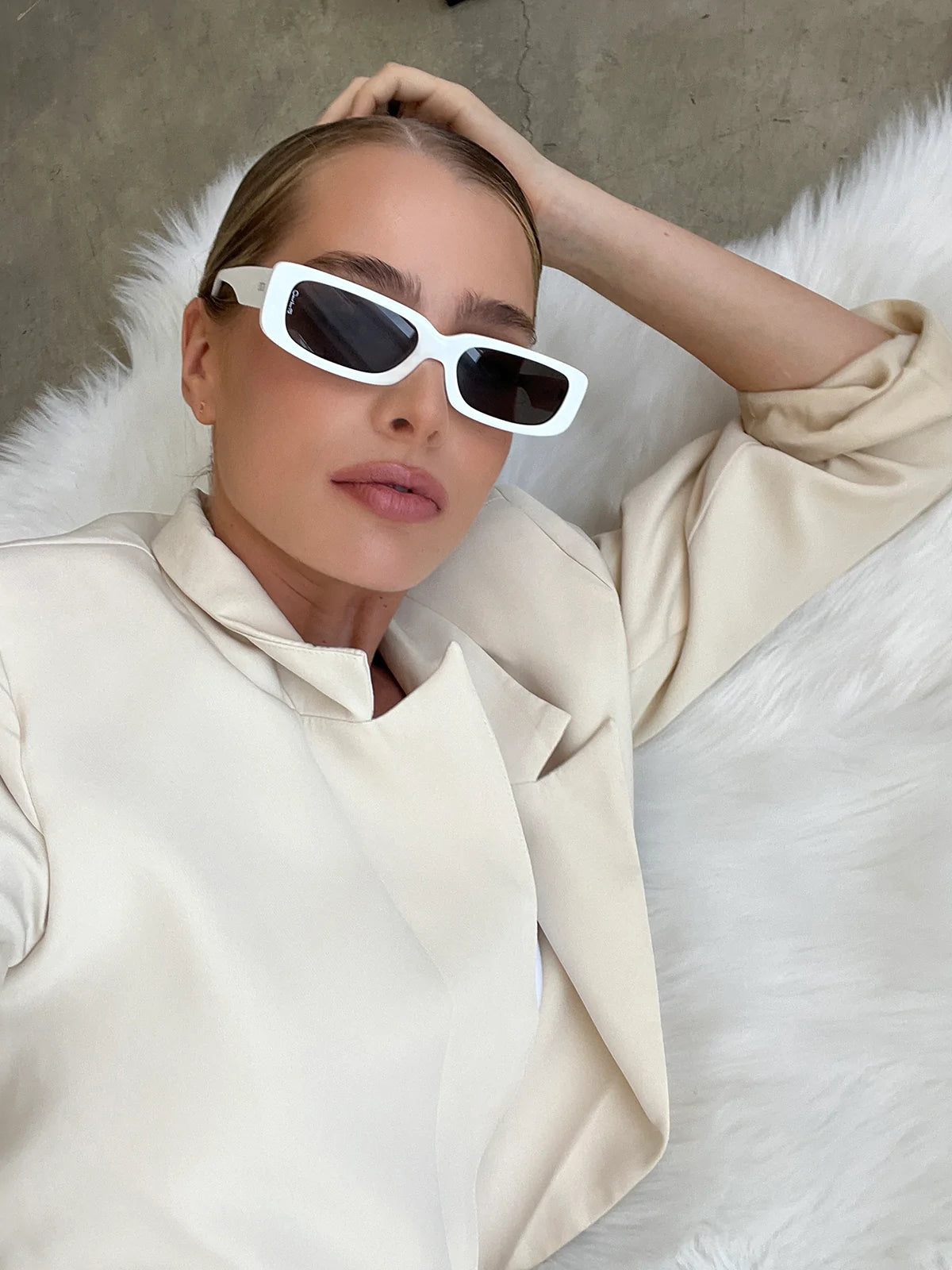 White girl sunglasses hotsell